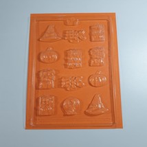 Vintage Candy Mold Halloween 1.5 Inch Holiday Polymer Clay Fondant Soap Treat - £7.59 GBP