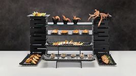 COMMERCIAL  BUFFET RISERS BUFFET  DISPLAY DECOR HEAVY DUTY CATERING RISERS - $712.80