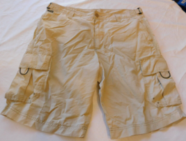 Burnside Explorer Men&#39;s Shorts Casual Walking Cargo Short Size 36 Khaki GUC - £23.35 GBP