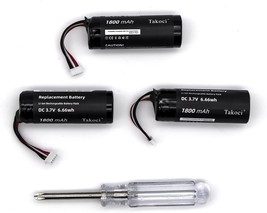 Replacement Battery By Takoci (3Pcs) For Datalogic Quickscan, 32 128003203. - $0.00 MXN