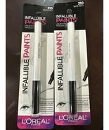 2L&#39;OREAL PARIS Infallible Paints Liquid Eyeliner Color #310 WHITE PARTY ... - $606.38 MXN