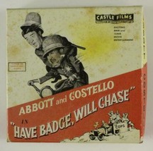 Vintage 8MM CASTLE FILMS No 850 ABBOTT &amp; COSTELLO Have Badge Will Chase - £11.96 GBP