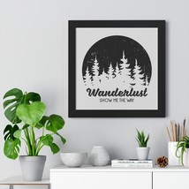 Premium Horizontal Poster: Wanderlust Forest, Black/Walnut/White Frames, Matte F - £48.61 GBP+