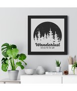 Premium Horizontal Poster: Wanderlust Forest, Black/Walnut/White Frames,... - £48.82 GBP+
