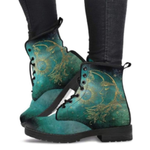 Women s autumn and winter new2020british fashion women s tooling boots skull and flower thumb200