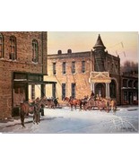 Wintertime in Stephenville Limited Edition Art Print by James Boren - £73.25 GBP