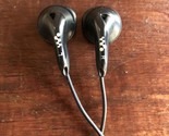 SONY MDR-E804 Earphones WALKMAN Headphones EXTRA BASS - Black Earbuds - $14.84