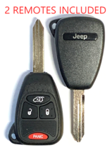 2X Remote Key For Jeep Liberty 2005-2007 M3N5WY72XX Best Quality Usa Seller - £20.55 GBP