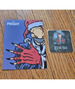 Loot Fright The Look-See Pin and Card 2018 Loot Crate Crypt TV Santa Outfit - $219.94 MXN