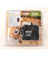 *Siemens 15 Amp Dual Function AFCI/GFCI Circuit Interrupter Breaker Q115DFP - $559.01 MXN