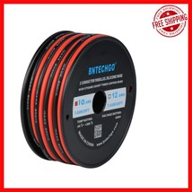 10 AWG 25ft Flexible Silicone Wire Spool - High Temp 200°C &amp; 600V Perfor... - $69.83
