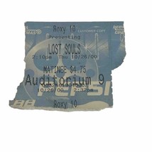Vintage 10/26/00 Lost Souls Movie Ticket Stub Winona Ryder - £3.90 GBP