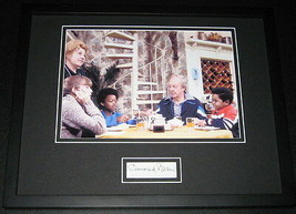 Conrad Bain Signed Framed 11x14 Photo Display Diff&#39;rent Strokes - £59.34 GBP