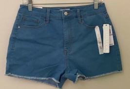 Tinseltown Juniors Frayed Denim Shorts,Blue,5\27 - £27.53 GBP