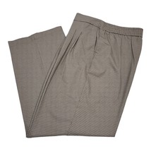 House Of Harlow Womens L Plaid Trouser Pants Pleated Front Wide Leg Acad... - $25.86