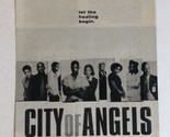 City Of Angels Tv Series Print Ad Vintage Blair Underwood Vivica A Fox TPA1 - $5.93