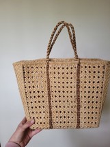 Vintage straw purse tote bag Darling!!! - £18.77 GBP