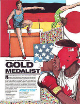 Gold Medalist Romstar Arcade Flyer Original Video Game Promo Artwork 198... - £9.41 GBP