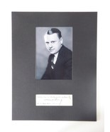 Wallace H White Jr Signed Matted 11x14 Display Maine Senator Autographed Vintage - $19.79