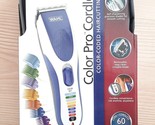 Wahl CORDLESS Hair Clipper Kit Color Pro 20 pieces 09649-016 Rechargeable - $59.30