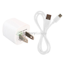 USB Type C Cable+Battery Wall Charger Mini for ZTE Imperial Max 2 / Zmax Pro - £11.60 GBP