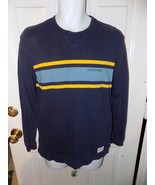 AMERICAN EAGLE NAVY BLUE KNIT LONG SLEEVE SHIRT SIZE XS MEN&#39;S EUC - $21.36