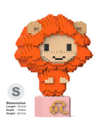 Zodiac Signs (Leo) Sculptures  (JEKCA Lego Brick) DIY Kit - £59.56 GBP