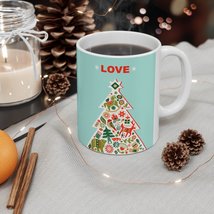 Christmas Tree with Love Ceramic Mug 11oz - $27.99