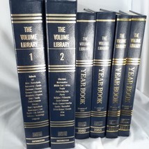 The Volume Library Volumes 1 and 2 Plus 4 Year Books 86 87 88 89 Homeschool 1985 - $77.56