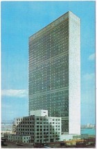 Postcard United Nations Secretariat Building Permanent Headquarters New York - £2.21 GBP