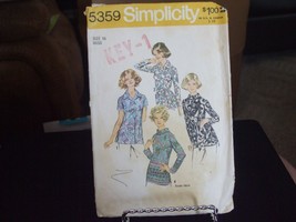 Simplicity 5359 Misses Set of Tunic Blouses Pattern - Size 16 Bust 38 - $7.91