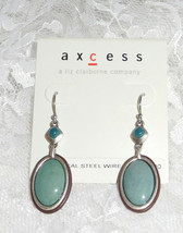 AxCess by Liz Claiborne Dangle Pierced Earrings   2&quot; total length with hook  - £10.50 GBP