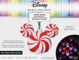 Disney Magic Holiday MotionMosaic Hanging Projection Light Mickey Mouse Ears NEW - $49.99