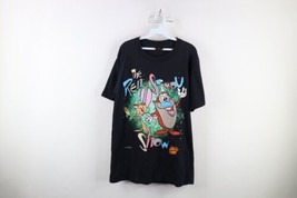 Vintage 90s Mens Large Spell Out The Ren &amp; Stimpy Show Short Sleeve T-Shirt USA - £147.73 GBP