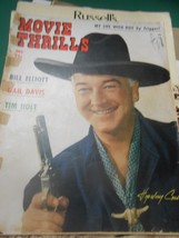 Great Vintage Cowboy Movie Magazine 1950 MOVIE THRILLS Hopalong Cassidy on Cover - £11.54 GBP