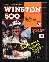 Alabama Int&#39;l Motor Speedway NASCAR Race Program 5/1/1988-Winston 500-Earnhar... - $115.43