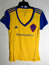 Adidas Women&#39;s MLS Jersey Colorado Rapids Yellow Team sz S - $8.41