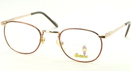 Flintstones Kids 102-2 Gold /AMBER Eyeglasses Glasses Frame 43-19-130mm (Notes) - £17.07 GBP