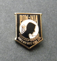 Pow Mia Bring Our Boys Back Home Mini Tie Or Lapel Pin Badge 1/2 Inch - £4.61 GBP