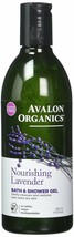 Avalon Organic Botanicals, Bath &amp; Shower Gel, Lavender, 12 oz - £14.86 GBP