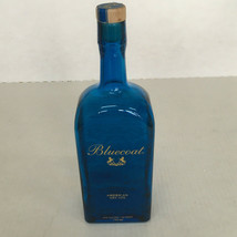Empty blue coat gin bottle blue bottle with bluecoat embossed on bottle ... - $19.75