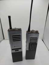 Lot of 2 Motorola MX 350 and MX 340 UHF 2 Way Radio Walkie Talkie FOR PA... - £110.52 GBP