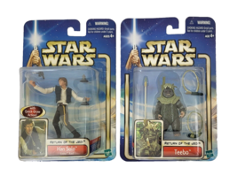 2002 Hasbro Star Wars Return of The Jedi  Collection 1 Han Solo / Col. 2 Teebo - £14.42 GBP