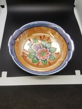 Vintage Hand Painted Porcelain Japanese Bowl w/holes for a Bamboo Handle... - $9.88