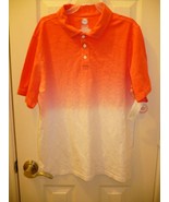 Wonder Nation Boys Short Sleeve Polo Shirt Size Medium (8) Coral White D... - $203.18 MXN
