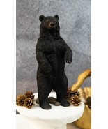 Western Rustic Forest Standing Black Bear Statue 12&quot;H Cabin Lodge Bears ... - $621.77 MXN