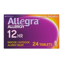 2 Boxes Allegra Adult Non-Drowsy Antihistamine Tablets*07/2025*for 12-Hour - €17,04 EUR