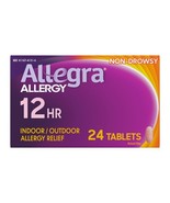 2 Boxes Allegra Adult Non-Drowsy Antihistamine Tablets*07/2025*for 12-Hour - $27.19 CAD