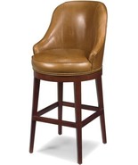 Bar Stool Traditional Traditional Wood Leather Wood Leather MK-7 - £2,619.65 GBP