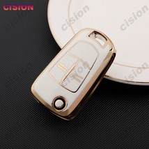 TPU Car Key Case Cover Chain Remote Fob Holder  Protector for Opel Astra... - £34.76 GBP